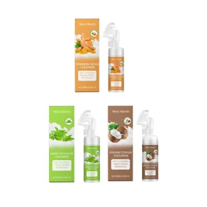 West Month Mousse Nettoyante Douce Nettoyage en Profondeur Hydratant Soin du Visage