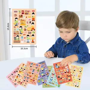 Cute daily life healing planner stickers set, DIY decorative journal stickers for projects.