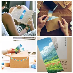Hayao Miyazaki Anime Landschaft Papier Lesezeichen Set, schone Kunst Geschenke fur Bucher.