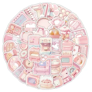 Roze Koreaanse ins stijl schattige stickers waterdicht DIY dagboek decoratieve decal