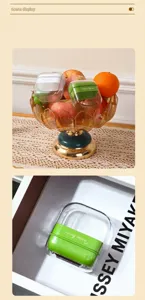 Portable fruit peeler with clear cover, stainless steel pocket potato scraper for kitchen travel.