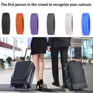 Housses de roue de valise en silicone protection de roulettes antichoc résistantes à l'usure.