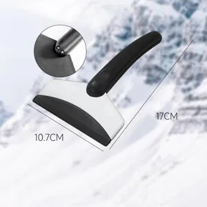 Car ice scraper snow shovel for windshield window defrosting cleaning tool with ergonomic handle.