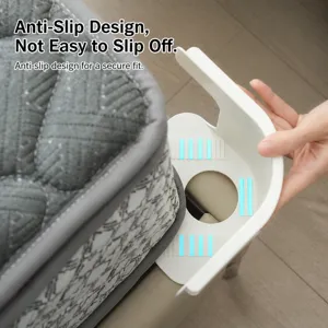 Mattress sheet holder fastener clip anti slip bed sheet gripper 4pcs set for home bedroom.