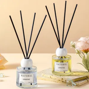 Raumduft Duftstäbchen Mit Schwarzen Stäbchen Langanhaltender Raumdeodorierer Glasflasche Aromatherapie Lufterfrischer