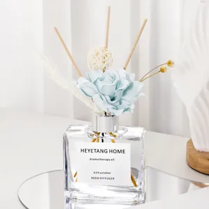 Ästhetischer Reed-Diffusor mit Kunstblume für Zuhause und Büro langlebiger Duft Raumduft