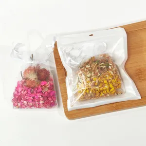 Dried flower sachet aromatic plant particles mesh bag wardrobe drawer car air freshener