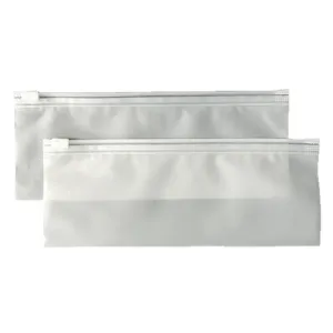 Borsa di stoccaggio con cerniera smerigliata custodia impermeabile trasparente portatile casa