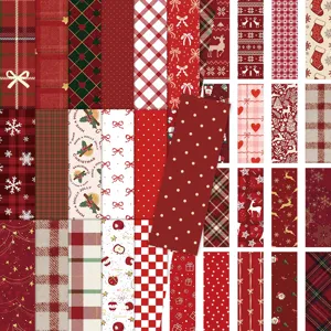 Christmas sealing stickers set decorative holiday gift wrapping labels DIY crafts 40pcs