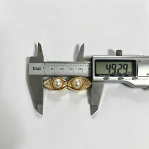 Vintage parel riemgesp legering geometrische detail meting display mode-accessoire stijl