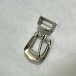 Zinc alloy belt buckle set replacement pin buckle and loop metal hardware accessory 23mm