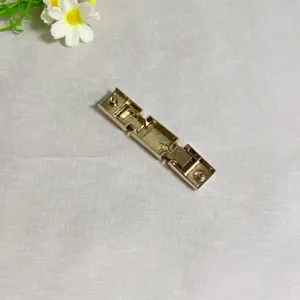 Metal gold belt buckle replacement hardware, premium alloy clasp for adjustable leather belts.