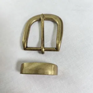 Retro Zinc Alloy Belt Buckle D-Shape Pin Buckle Antique Bronze Bag Accessories Hardware DIY Craft Decorative Metal Fastener