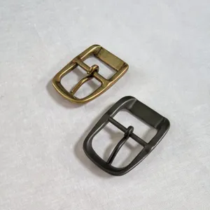 Fibbia ad ardiglione per cintura uomo in lega di zinco accessorio hardware di ricambio.