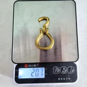 Mosqueton de metal con hebilla de marinero de aleacion de cinc vintage 20.7g