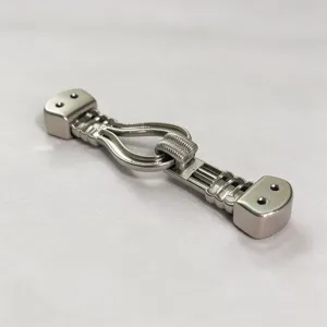 Zilveren legering metalen verbindingsgesp DIY kleding decoratieve riem accessoire 1.0