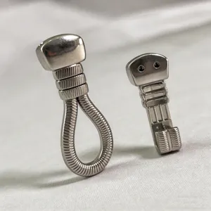 Metalen legering verbindingsgespen DIY kleding accessoires zilveren riem haken 1.0