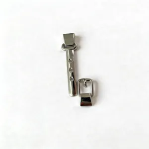 Detail de boucle de chaine de taille de robe en metal, accessoire de boucle ardillon.