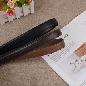 Women leather belt detail view, minimalist slim design in multiple colors, perfect for jeans.