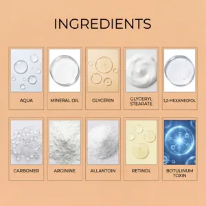 Discover the key ingredients of our hydrating face lotion, carefully formulated for daily skincare.