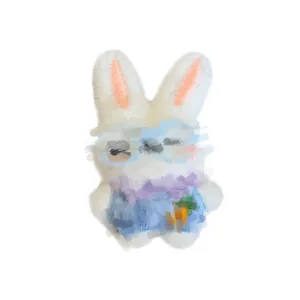 Mignon pendentif accessoire lapin en peluche pour décoration de sacs et vêtements