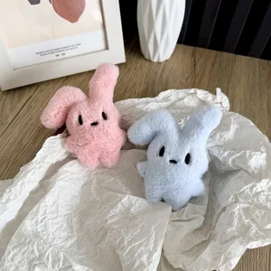Broche et pendentif de sac en peluche lapin mignon pour décoration personnalisée