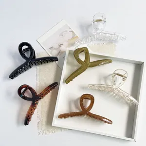 Grosses pinces à cheveux rétro en diverses couleurs pour coiffure élégante