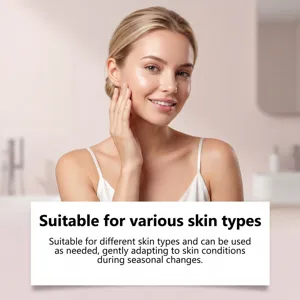 Détail de soin du visage montrant un modèle à la peau propre et éclatante pour la routine quotidienne.