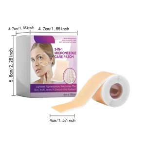 Microneedle care patch roll for skin moisturizing, smooth comfort and daily facial care.