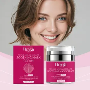 HOYGI Beruhigende Gesichtsmaske Creme Sanfte Hautfreundliche Glatte Zarte Textur Tägliche Gesichtshautpflege Feuchtigkeitscreme