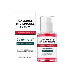 Calcium B12 Spicule Anti-Aging Facial Serum Hydrating Firming Skincare 30ml Bottle