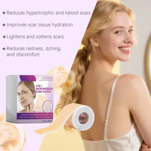 Silicone scar removal sheet roll 3 in 1 microneedle care patch for smooth skin care 4x150cm