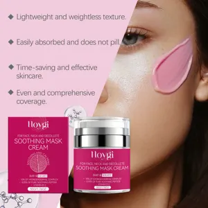 HOYGI Beruhigende Gesichtsmaske Creme Leichte Feuchtigkeitsspendende Hautpflege 50g