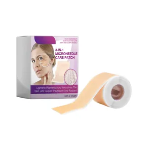 Microneedle care patch for facial skin hydration, smooth texture and radiant glow. 4x150cm.