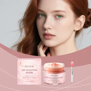 Mascarilla Labial Hidratante Tratamiento de Cuidado Labial con Pincel Reparación Nutritiva Para Labios Secos y Agrietados