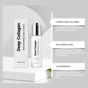 Siero viso idratante al collagene 30ml per una pelle liscia, luminosa e ben nutrita.