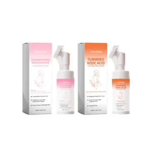 Mousse Nettoyante pour le Visage Nettoyage en Profondeur avec Brosse en Silicone pour Soin Quotidien