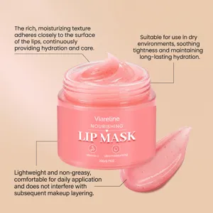 Masque pour les levres hydratant VIARELINE pour un soin quotidien doux, non gras et nourrissant.