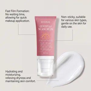 Crème solaire Centella EELHOE, rafraîchissante et hydratante pour la protection quotidienne.