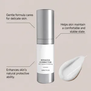 Detail view of the gentle soothing face corrector serum, designed for delicate skin care.