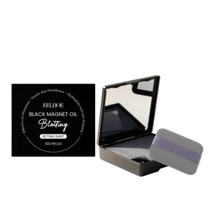 EELHOE black oil control blotting paper set portable facial makeup setting sheet 100pcs