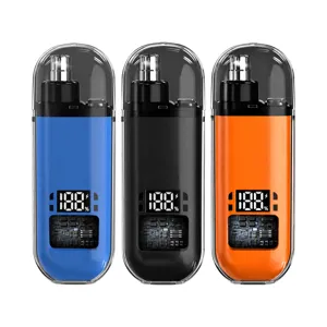 Portable digital display electric nose hair trimmer for men and women, rechargeable razor.