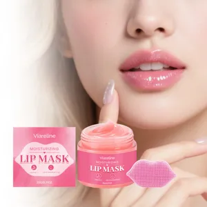 Viareline mascarilla labial hidratante 20g vitamina c tratamiento nutritivo diario para labios secos