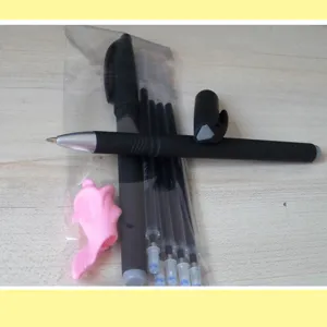 Magic fading pen refill set with dolphin grip for groove calligraphy practice detail