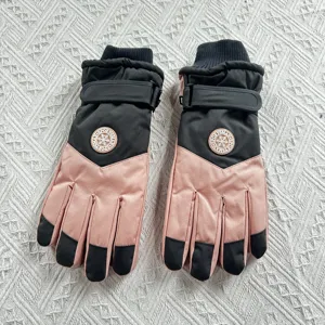 Winter waterproof ski gloves for women and men, thick warm thermal snow gloves with touch screen.