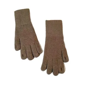 Winter warm touchscreen knit gloves with split fingers, cozy wool material for outdoor cycling.