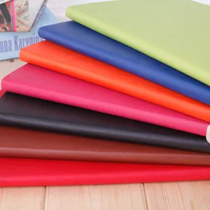 Colorful PU leather hardcover notebooks A5 business office journals in multiple colors