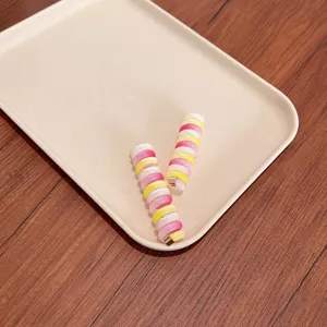 Colorful spiral telephone wire hair tie set for high-elasticity hair styling accessory