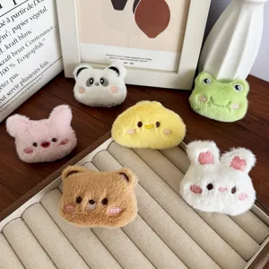 Mignons accessoires d'animaux en peluche DIY avec panda lapin grenouille et ours