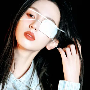 Subculture single eye patch for Halloween cosplay masquerade party anime fashion accessory.